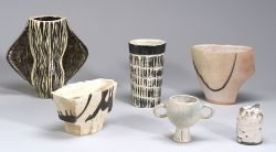 Six Pottery Vessels